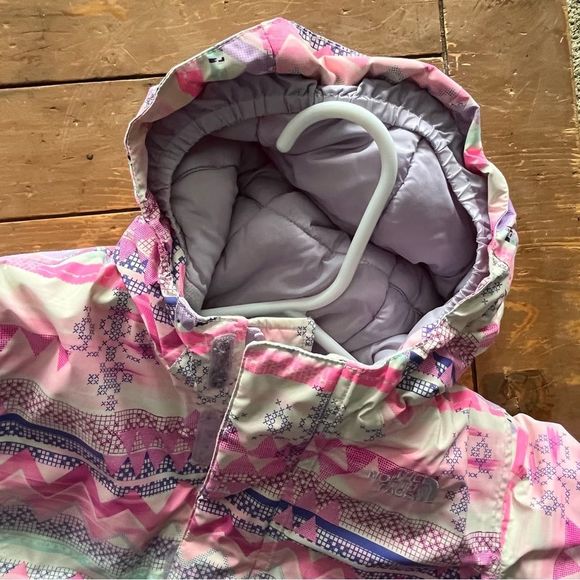 TNF Puffer Pink Design Hyvent Winter Snow Jacket - Picture 5 of 10